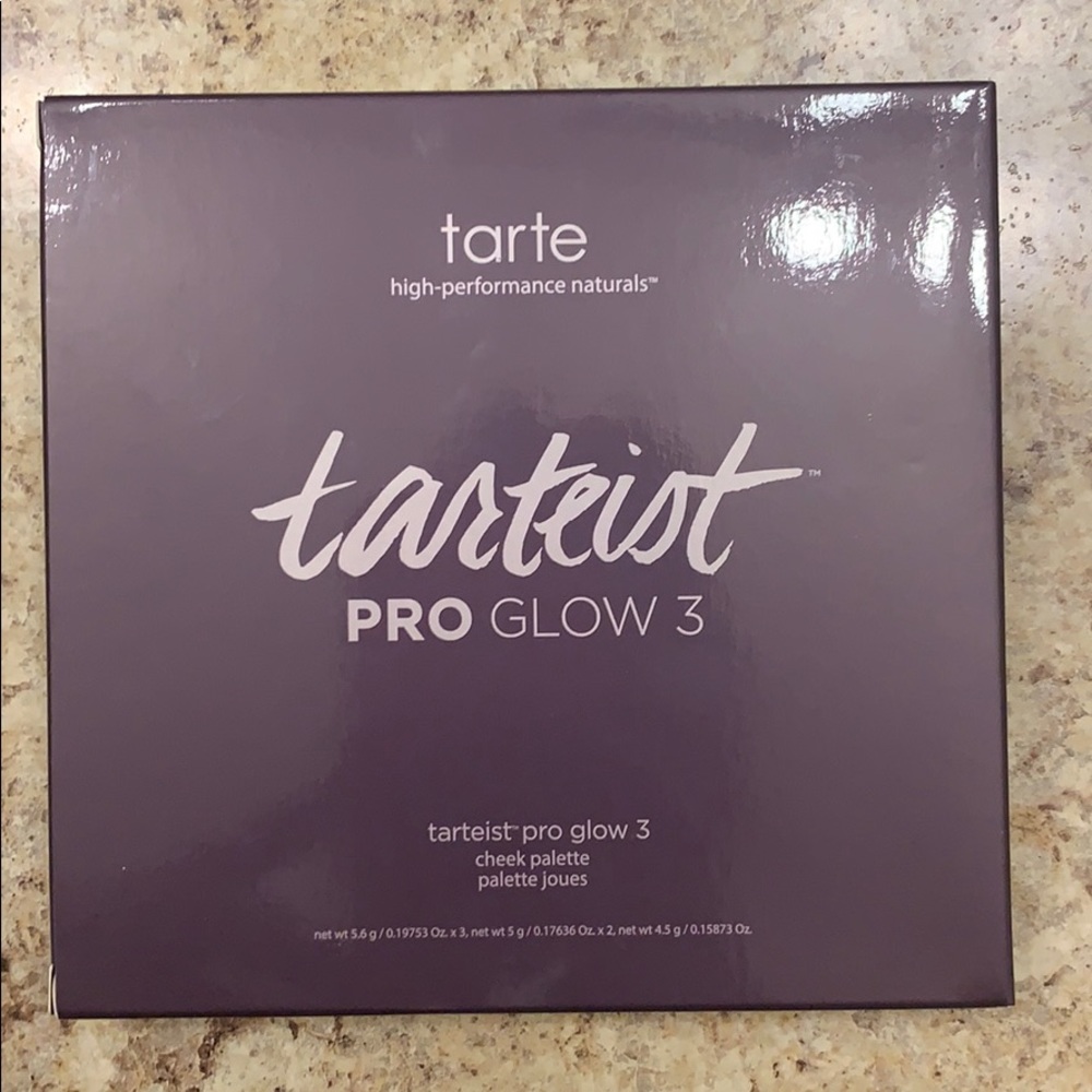 Tarte Tarteist Pro Glow 3 Face Palette. Brand New!